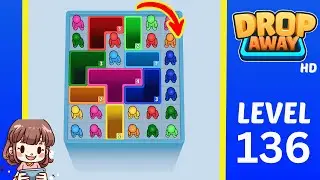 Drop Away Level 136 Solution Walkthrough