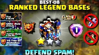 TOP 8 TH18 Best War/Legend Base With Links | BEST TH18 ANTI 3 STAR DEFENCE BASE IN CLASH OF CLANS 🔥