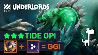 ★★★ TIDE + BLADE MAIL = GG! Fun Challenge Builds! | Dota Underlords
