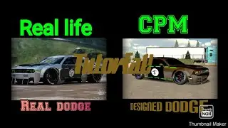 How to make design for dodge challenger (using image) || car parking multiplayer