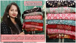 Amazon PartyWear Dresses | Kurti | Kurta Set Haul | Ranjana R