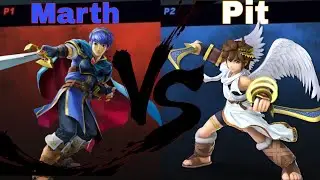 MUGEN/SSF2 - Marth Vs Pit