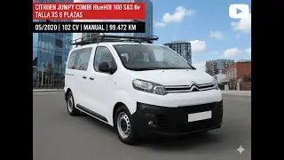 Citro&euml;n Jumpy Combi BlueHDi 100 S&S 6v Talla XS 6 Plazas furg&oacute;n mixto segunda mano Lovecars