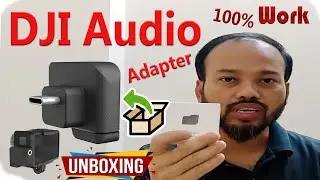 DJI Osmo Action audio Adapter Unboxing ,testing with MAONO AU400 Lavalier | Osmo Action audio Fix