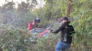 Miko Marczyk Crash SS8 Rally Hungary 2023