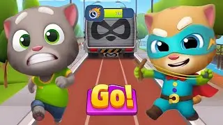Talking Tom Gold Run vs Talking Tom Hero Dash Ultra Boss | Talking Tom X Super Ginger - New Update 🎯