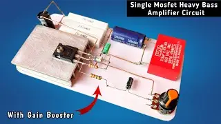 How to make amplifier using Mosfet | Mark Houston amplifier circuit | Diy a powerful amplifier