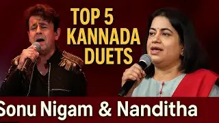 Sonu Nigam and Nanditha Kannada Love Songs | Top Duet Hits Compilation