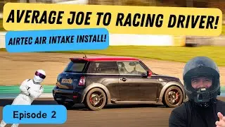 INSTALLING AN AIRTEC Open Air Intake on Our Mini Cooper JCW Track Build | More Power & Performance!