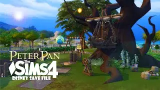 The Sims 4 - Disney Save File #4✨ | Lost Boy's Park🌳🏴‍☠️