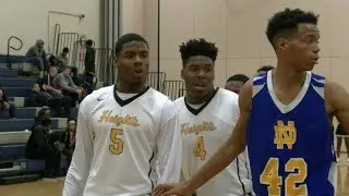 Jaylen Harris, Tyreke Smith juggle basketball with football recruiting