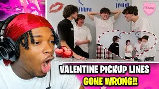 STURNIOLO TRIPLET TRY NOT TO LAUGH VALENTINE&rsquo;S DAY PICKUP LINES (HE SPIT IN HIS FACE)