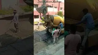 Transit Mixer Machine | RMC CONCRETE | cc road construction | Ajax | Ajax Concrete Mixer Machine |