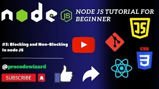 Blocking and Non-Blocking | #3 - blocking vs non-blocking in node js | web development node js