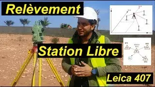 Station Libre ( calcul de Coordonnées et de l'orientation de la station)