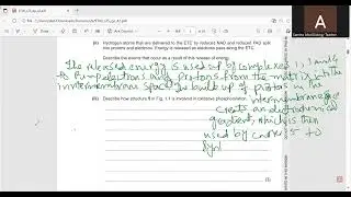 A Level Biology 9700 Paper 42 May June 2025 Q  1&2 (Part 1)