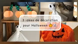 Diy- 3 idées de décoration pour Halloween 👻🎃💀