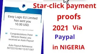 MY Star-click payment proofs In NIGERIA 2021