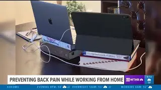 Preventing back pain while working from home