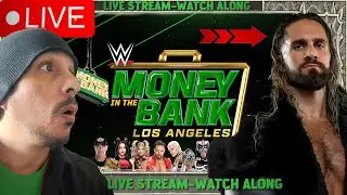 WWE MONEY IN THE BANK 2025 LIVE STREAM (🔴) WATCH ALONG, CHAT & REVIEW 6/7/2025 #MITB #WWE
