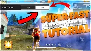 Free Fire Smart Throw Gloo Wall Trick How To Use Smart throw Gloowall | Fast Smart throw Wall trick