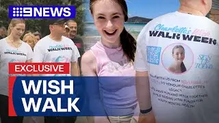 Community bands together in honour of Charlotte O'Brien | 9 News Australia