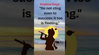 Detachment in Success #chantharekrishnaandbehappy #motivation #thesecretsofhappinness #bhagavadgita