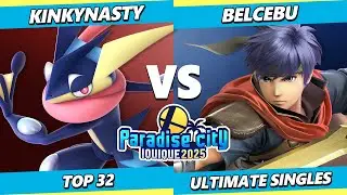 Paradise City 2025 - Kinkynasty (Greninja, Fox) Vs. Belcebu (Ike) Smash Ultimate - SSBU