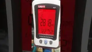 CO₂ (koldioxid) m&auml;tning och kollar ljudniv&aring;