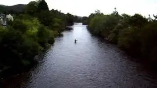 Comrie and the River Earn, Scotland