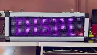 LED Text Scrolling Display Multi-Color WFI 27