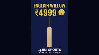 QUALITY ENGLISH WILLIOW BAT UNDER RS 5000, JINI SPORTS I GREATER NOIDA