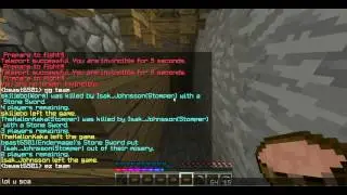 Minecraft HungerGames | Endermage trap on 3 people! | 21st win!