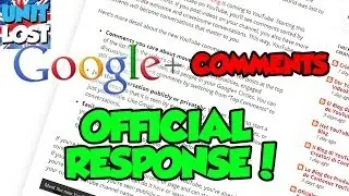 Google+ Comments - OFFICIAL YouTube Response