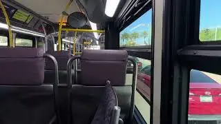 A ride on a Valley Metro XN60 articulated clown bus 🤡🤡🤡 w/ Voith transmission (8523) on Rt 112