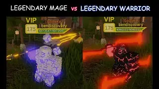 MAX LEGENDARY MAGE LOADOUT vs LEGENDARY WARRIOR LOADOUT in ORBITAL OUTPOST