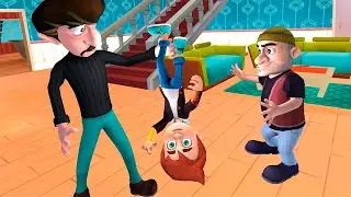 Scary Robber Home Clash ПОЛНОЕ ПРОХОЖДЕНИЕ на русском