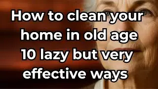 10 Cleaning Hacks when you are Elderly, Disabled, and in Pain Lazy but Effective