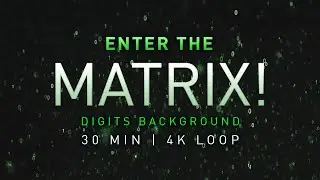 Neon Matrix Surge! | 4K Endless Green Code Zoom | 30 MIN LOOP