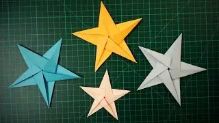 Origami Star | Paper Stars | How To Perfectly Fold An Origami Paper Star | DIY Paper Star