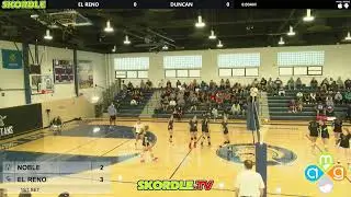 Noble at El Reno Volleyball