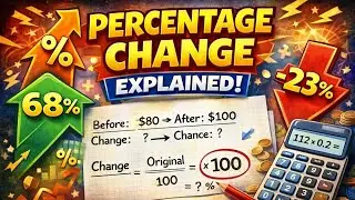 Percentage Change Made Easy | Step-by-Step IGCSE Maths