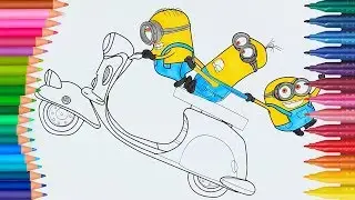 Minions | C&oacute;mo dibujar y colorear | Dibujos para colorear | Dibujos para pintar