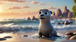 Seven Singing Seals Clap Their Fins | Ocean Animal Song Kids | Counting Rhyme & Preschool Learning