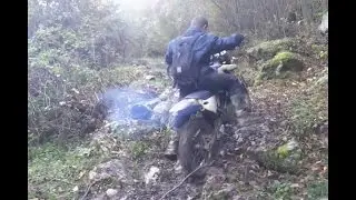 Test ride after rebuild KTM SX 250 1996