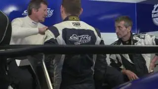Emil Frey Racing pit walk with Christian Klien