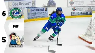 PHF || CONNECTICUT WHALE 6 vs 5 METROPOLITAN RIVETERS || GOALS
