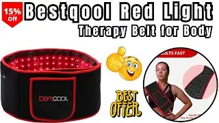 red light therapy for back pain: bestqool red light therapy belt