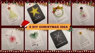8 Amazing DIY Christmas Ideas by Mini Crafteria &hearts;️🌲🌟| Diy Christmas Gift Idea #diycards #christmas