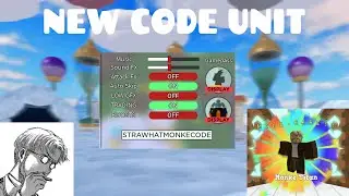 [NEW CODE UNIT] STRAWHATMONKE CODE COMING THIS UPDATE!